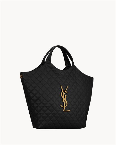 ysl bag icare maxi|YSL large quilted tote bag.